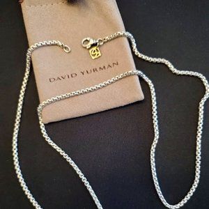 DAVID YURMAN BOX CHAIN, 2.7MM 24 IN